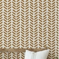 thumbnail image 1 of S4sassy Self Adhesive Wallpaper, Leaf Pattern Wallpaper, Brown Removable DIY Vinyl Wall Covering, Textured Peel and Stick Contact Paper for Entryway accent Wall, Easy Home Decor Solution (25"x240"), 1 of 9