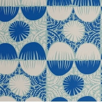 S4sassy Self-Stick Decorative Boho Wallpaper, Botanical Sunburst Print Wall Paper, Vinyl Waterproof Contact Paper, Blue, 25"x120"inch Removable Renter Friendly Wall Covering For Bedroom
