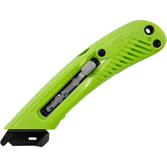 S5 Safety Cutter Utility Knife, Right Handed, ea