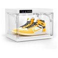 S5 Smart Shoe Box with LED Light, Auto Shoe Organizer Sneaker Display