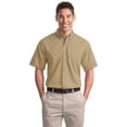 thumbnail image 1 of S500T Mens Twill Shirt - Khaki - 4X-Large, 1 of 1