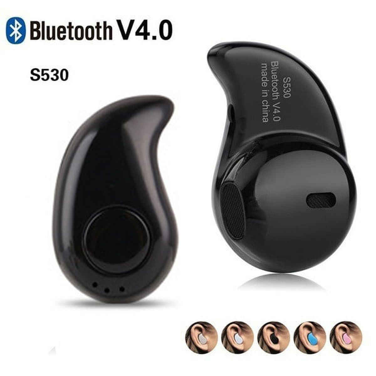 S530 Mini Bluetooth 4.1 + EDR Auriculares intrauditivos Auriculares  invisibles FleinngHoz JD711084097