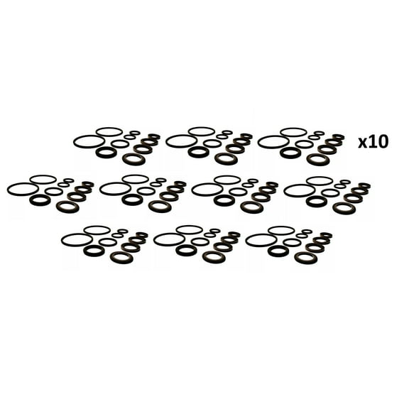 S54 ENGINE VANOS O-RING SEAL REPAIR KITS COMPATIBLE WITH BMW 3 SERIES E46 M3 2000-2006 / Z3 E36 M ROADSTER & M COUPE 1998-2003 /  Z4 E85 / E86 M 3.2 2002-2008 S54 6-CYLINDER, PART # LRNJBMWS54 X10