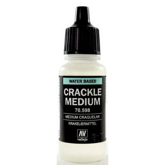 S6 17ml Bottle Crackle Medium Water Based
