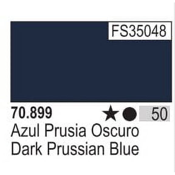 S6 17ml Bottle Dark Prussian Blue Model Color