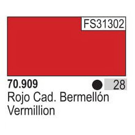 S6 17ml Bottle Red Cadmium Vermillion Model Color