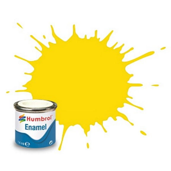 S6 A1 14ml. Enamel Gloss Yellow Tinlets (6)