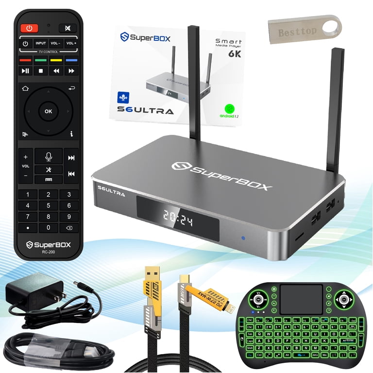 S6 Supreme Superbox for TV 2025 Fully Loaded, 8K Super Box
