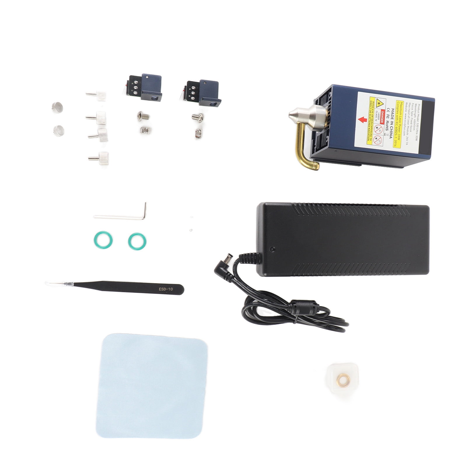 S6  Upgrade Kit 33W  Engraver Module Set With 32 Bit Motherboard Limit Switch For S9 S6 S6Pro