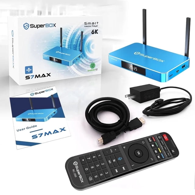 SuperBox S7 Max with Built-in Voice Control | 2025 Model | Android 12 ...