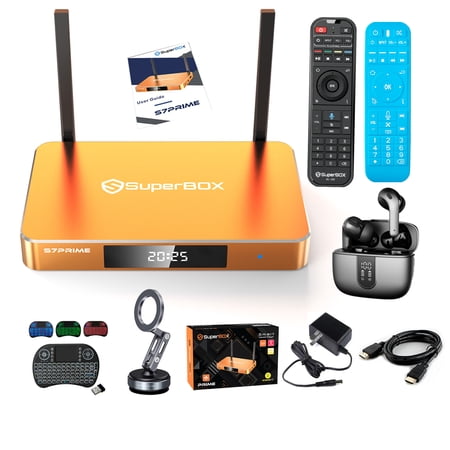 Superbox S7 Prime 4GB RAM 128GB Smart TV Box Latest Version Fully Loaded Easy Setup Guide