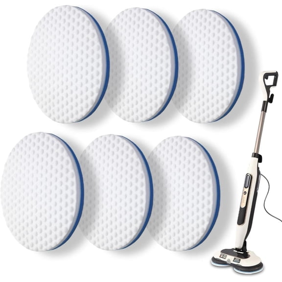 S7000 Magic Sponge Eraser Steam&Scrub Mop Pads Kit for Shrak,S8201 S8001 S7001 S