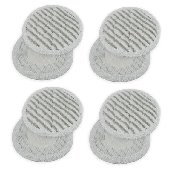 S7000 Steam Mop Pads Replacement Part For Shark S7000AMZ S7001 S7001TGT S7000 Series Steam & Scrub All-in-One Hard Floor Steam Mop [4 Pack 8 Pads]