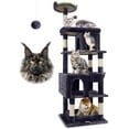 S72 Heavy Duty Cat Trees for Large Cats, Sturdy 72in Maine Coon Cat