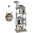 S72 Heavy Duty Cat Trees for Large Cats, Sturdy 72in Maine Coon Cat