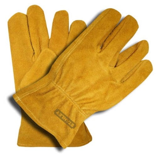 S78111 - GLOVES LEATHER SPLIT LARGE COWHIDE SELF-HEM KEYSTONE THUMB