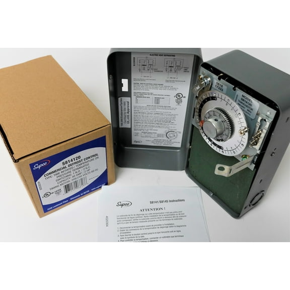 S814120 Supco Commercial Refrigeration Defrost Timer for Paragon 8141-20 240v
