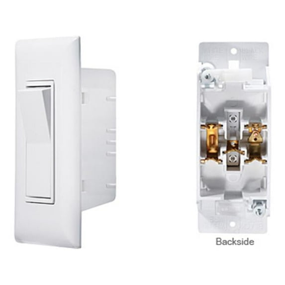 S841 Touch Switch With Cover Plate, White