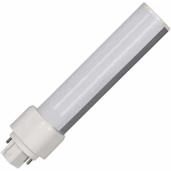 Satco S8533 LED PL Lamp Bulb 9W 120-277V 400K 1000 Lumen G24d Bi-Pin Base Type B Ballast Bypass (10 Pack)