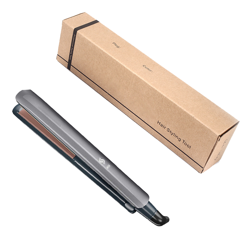 S8590 Keratin Therapy Ion Ceramic Plates Flat Iron 2 in 1 Hair