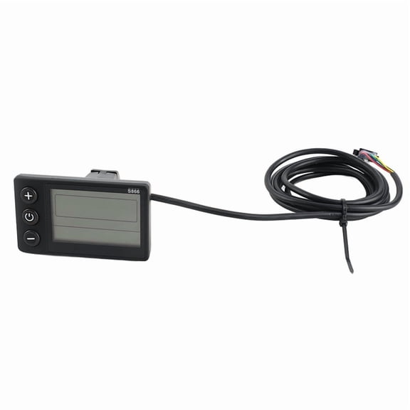 S866 Electric Display LCD Meter 24V 36V 48V Electric Scooter Control Panel Electric Bike LCD Display Meter
