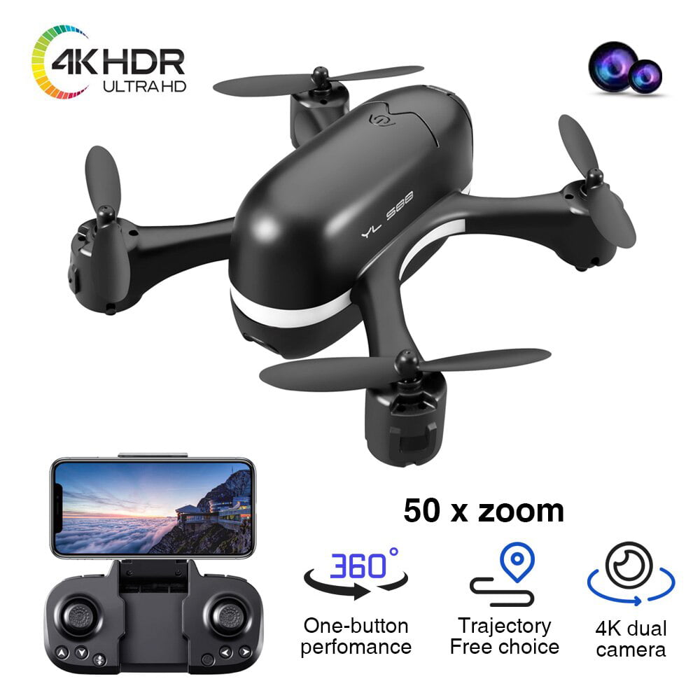 Drones avec caméra pour adultes 4k S85 Pro Rc Mini drone 4k Profesional Hd  double caméra Drones FPV avec évitement d'obstacles infrarouge Rc  Hélicoptère Quadcop