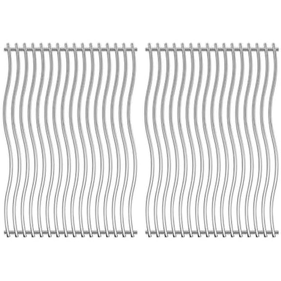 S8C011 Stainless Steel Cooking Grid Grates Replacement for Napoleon Prestige PRO 500, LEX 485 Gas Grill Models, Solid Rods Grill Grates, 17 3/4" x 27 1/2", 2 Pack$$Garden & Patio