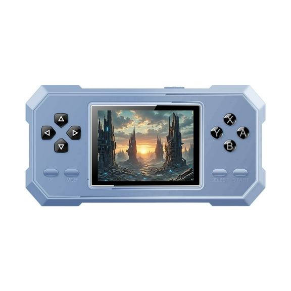S9 Handheld Game Console, Mini Arcade With 520 Built-In Games, Wired Connection, Portable For Kids, Includes Av Cable & Charger, Gray Color