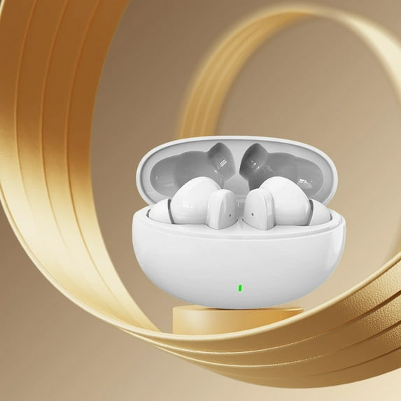 S90 Bluetooth 5.3 Earbuds with Copper Ring Speaker, 24H Battery Life and Intelligent Touch Control for In-Ear Stereo Sound in Gaming, Calls and Music Streaming