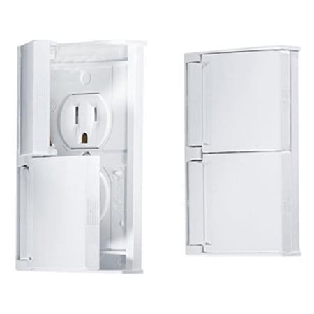 S905 Ac Weatherproof Dual Outlet, White