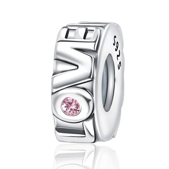 S925 Love Script Stopper Charm for Women Moment Charm Bracelet