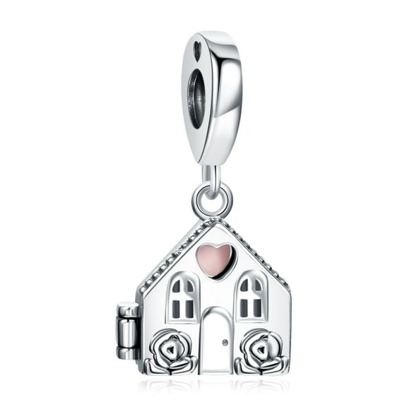 S925 Perfect Home Dangle Charm for Women Moment Bracelet Necklace Pendant