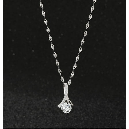S925 Silver Fashion Diamond Pendant Necklace