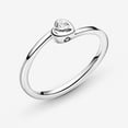 thumbnail image 1 of Womens Heart Ring S925 Silver Elegant Ring Simplicity Band Customizable Design Polished Finish Electroplated and Ground for Refined Look, 1 of 4