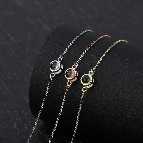 S925 Silver Language Projection Bracelet