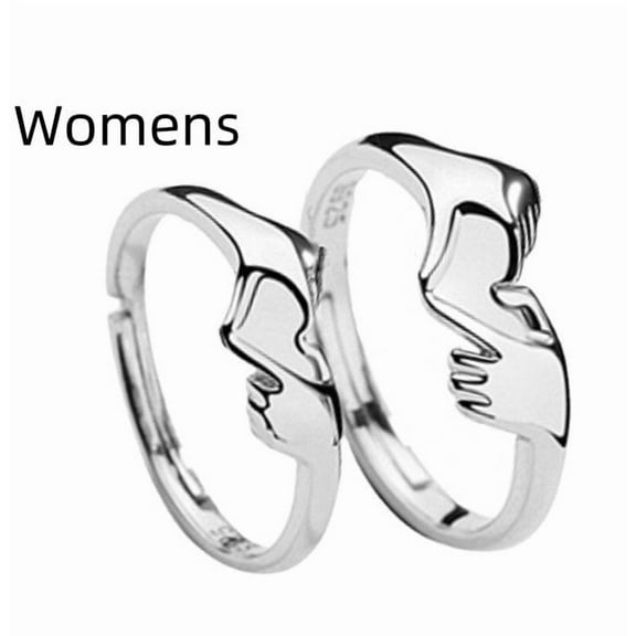 S925 Silver Love Hand Holding Ring For A Lifetime