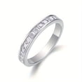 thumbnail image 1 of S925 Silver Moissanite Ring With 18K Gold Plated, Women's High Quality and Fashion Gift For Birthday/ Wedding Engagement/ Banquet/ Valentine's Day/ Anniversary, 1 of 10