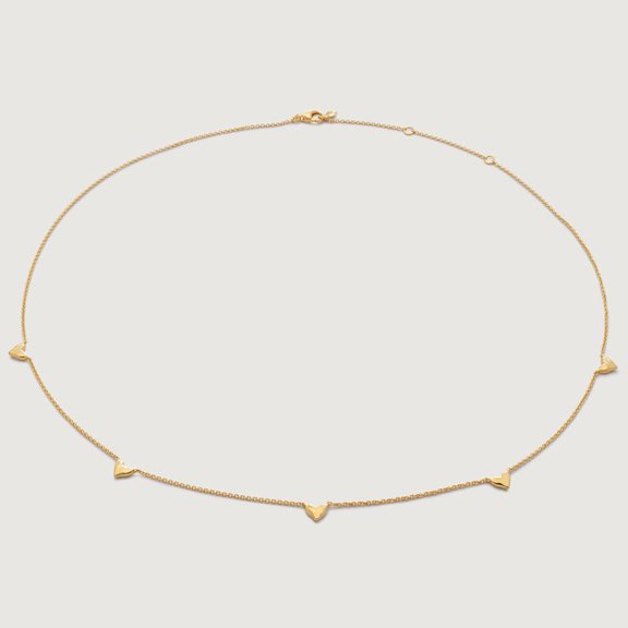 S925 Silver Plated Monica Small Wish Necklace