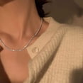 thumbnail image 1 of S925 Sterling Silver Dainty Simple Choker Necklace,Rolo Chain,Adjustable 13 Inches To 16 Inches[o1546], 1 of 1