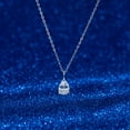 thumbnail image 1 of S925 Sterling Silver Drop-shaped Zircon Necklace, 1 of 2