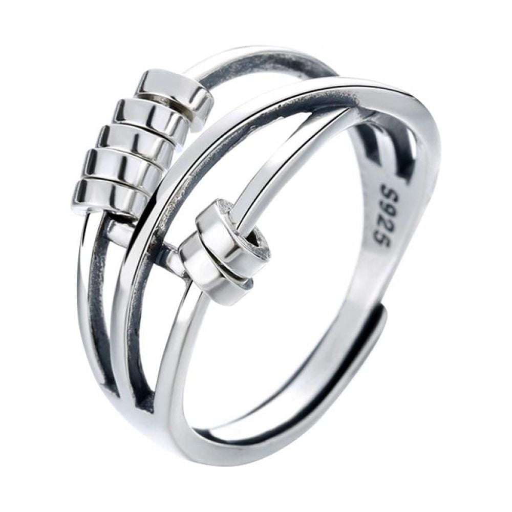 Index finger shop silver ring