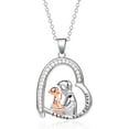 thumbnail image 1 of S925 Sterling Silver Infinity Love Heart Necklaces for Women Grandma Granddaughter Cute I Love You Forever CZ Chain Pendant Necklace Christmas Birthday Jewelry Gifts for Mom Dad Daughter, 1 of 13
