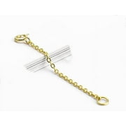 JESOT S925 Sterling Silver Necklace Extender Bracelet Extender Extender Chain Set 3 Different Length: 3 inch 2 inch 1.2inch (Golden Color)