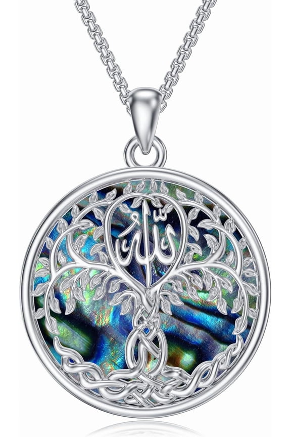 S925 Sterling Silver Poseidon Trident/Peace Sign/Coexist Peace Symbol/Pirate/Arrowhead/Flower of Life/Thor's Hammer Jewelry Necklace Gifts for Women Men