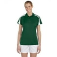 thumbnail image 1 of Russell Athletic Women's Contrast Shoulder Three Button Polo Shirt, 1 of 3