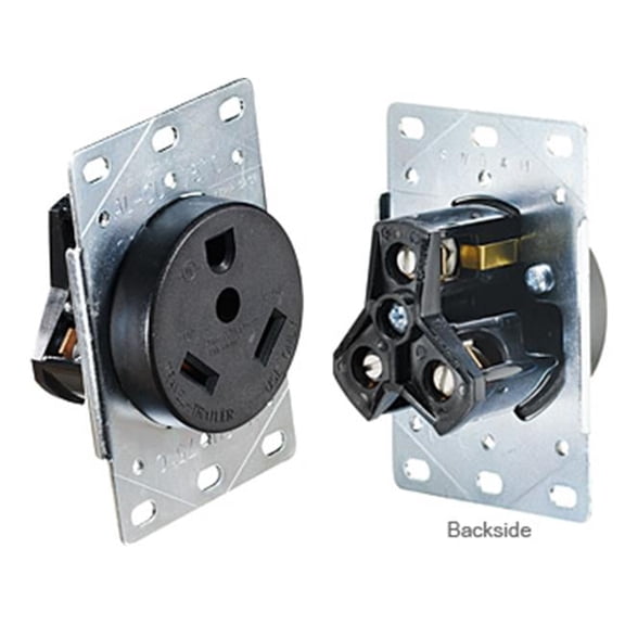 S971 30 Amp Flush Receptacle