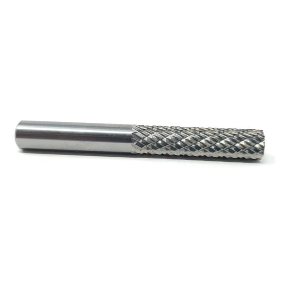 SA-1L Double Cut Cylindrical 1/4" x 1" Carbide Burr Bur Tool Die Grinder Bit 1/4" Shank