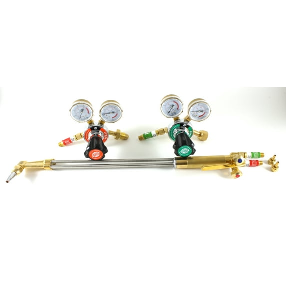 SA 25" Cutting Torch + Regulators + Tip + Arrestors - Compatible with Harris