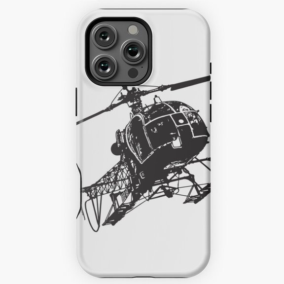 SA 315B Lama Helicopter Aviation Phone Case for iPhone 16 15 14 13 12 11 Pro Max