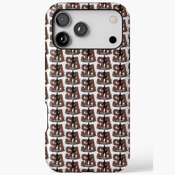 SA Dunk Basketball Player Brick Pattern Sports Fan for iPhone Case 11 through 17 Pro Max